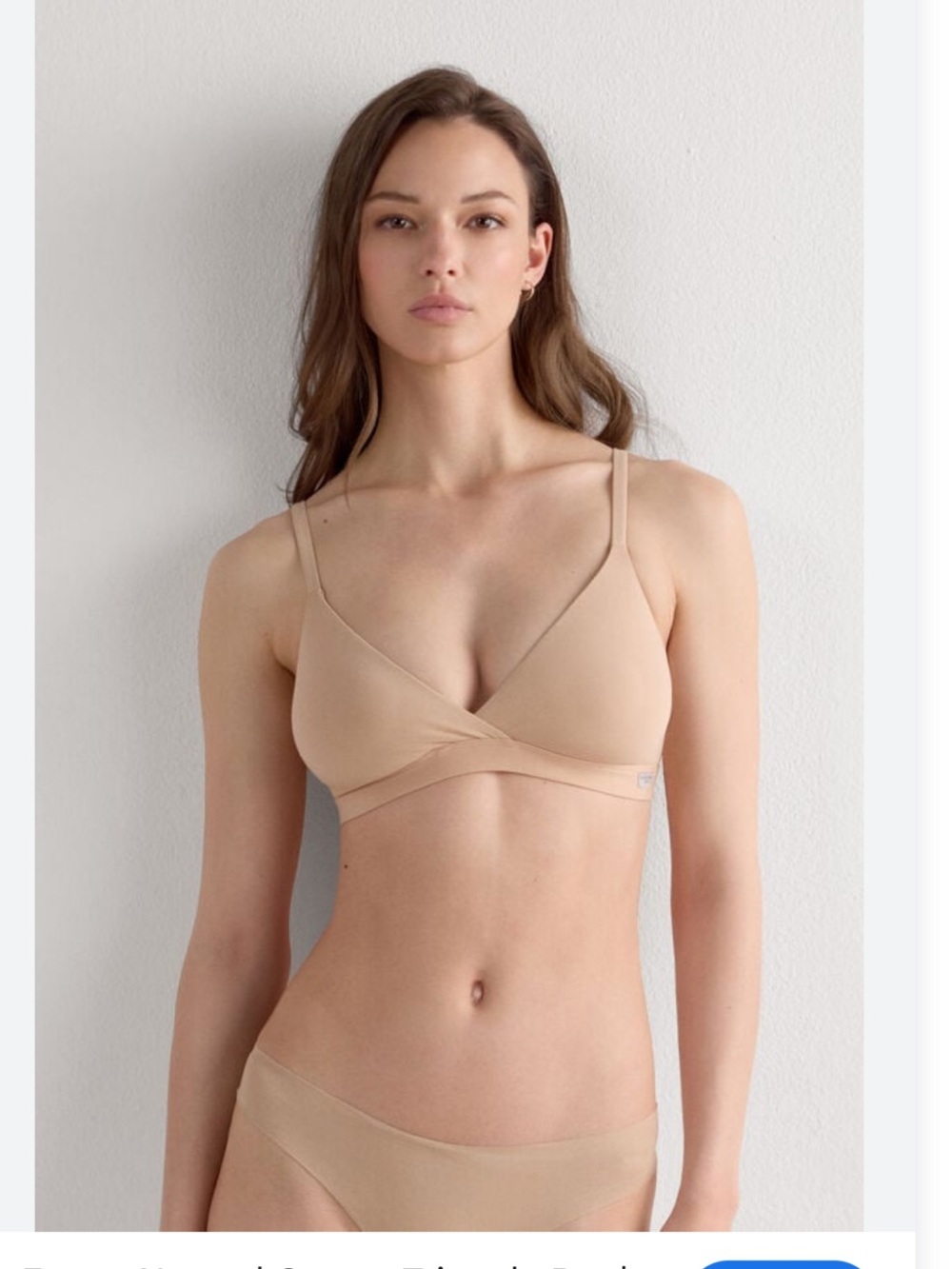 Intimisimi 32B Seamless Nude Wireless Bralette - Comfort Stretch Support